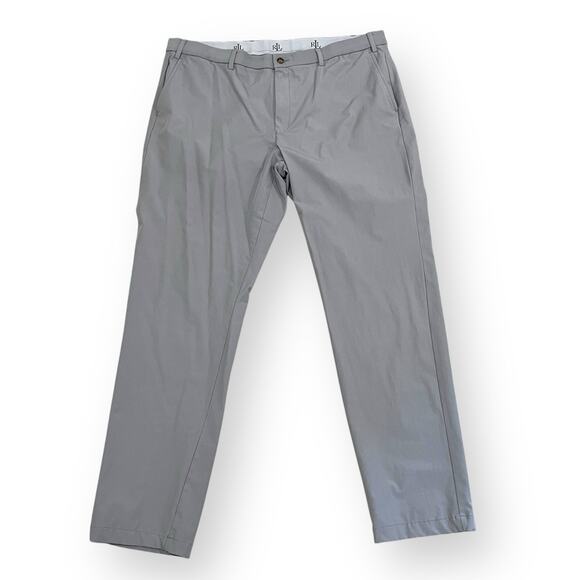 Lauren Ralph Lauren Black Label Golf Pants Men 40x32 Gray Performance Stretch - Picture 1 of 9